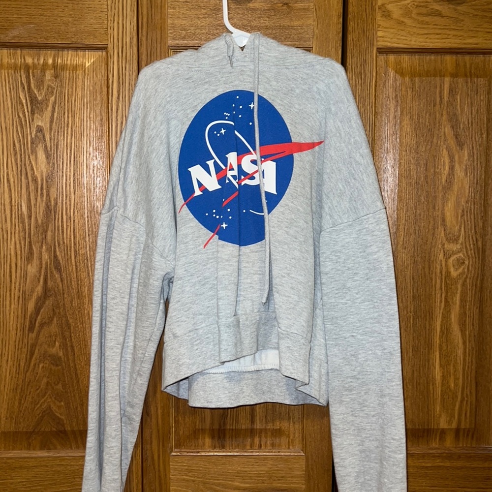 NASA cropped sweatshirt